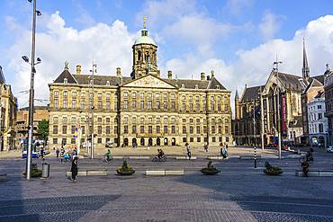 Royal Palace, Dam Square, Amsterdam, North Holland, The Netherlands, Europe