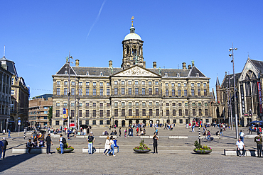 Royal Palace, Dam Square, Amsterdam, North Holland, The Netherlands, Europe