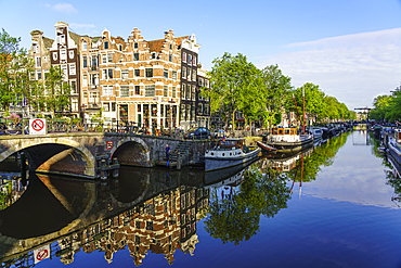 Brouwersgracht Canal, Amsterdam, North Holland, The Netherlands, Europe