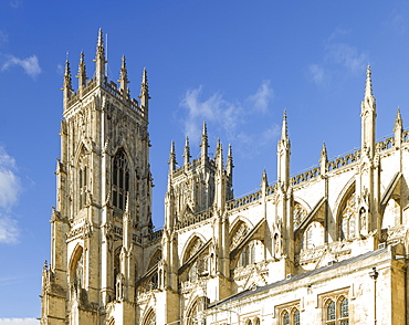 York Minster Bell Towers, York, North Yorkshire, Yorkshire, England, United Kingdom, Europe