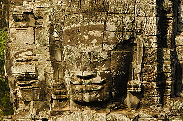 The Khmer Empire's Bayon temple, Angkor, Cambodia