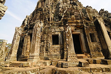 The Khmer Empire's Bayon temple, Angkor, Cambodia