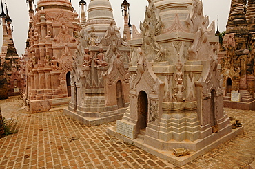 The pagodas of Kakku, Shan State, Myanmar, Asia