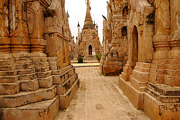 The pagodas of Kakku, Shan State, Myanmar, Asia