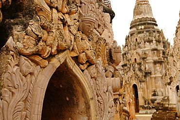 The pagodas of Kakku, Shan State, Myanmar, Asia