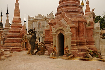 The pagodas of Kakku, Shan State, Myanmar, Asia