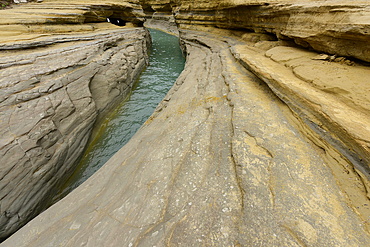 Famous Channel of Love (Canal D'amour) in Sidari, Corfu, Greece