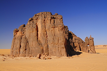 Picturesque rock formations of Tadrart Desert, Algeria