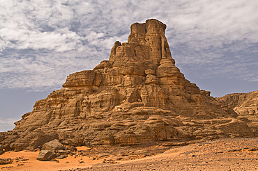 Picturesque rock formations of Tadrart Desert, Algeria