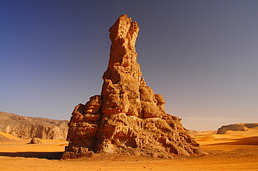 Picturesque rock formations of Tadrart Desert, Algeria