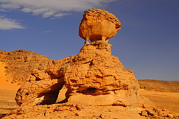 Picturesque rock formations of Tadrart Desert, Algeria