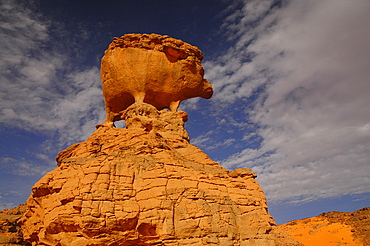 Picturesque rock formations of Tadrart Desert, Algeria