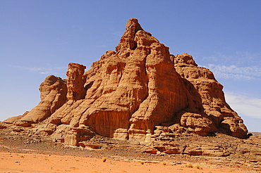 Picturesque rock formations of Tadrart Desert, Algeria