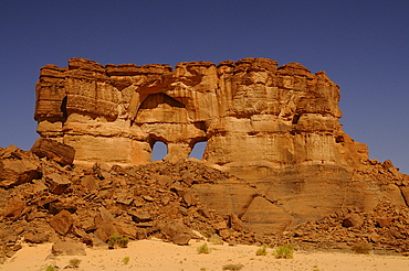 Picturesque rock formations of Ennedi, Sahara Desert, Chad