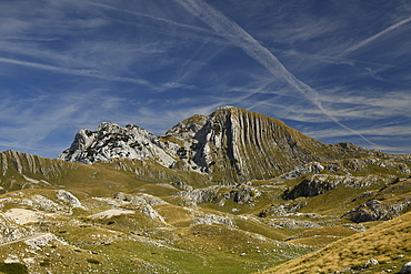 Picturesque view on Mountains of Durmitor National Park along Durmitor Panoramic Route, Durmitor, Montenegro