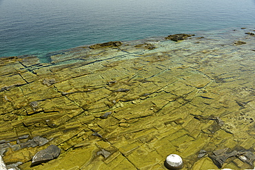 Ancient quarry of Alyki, Thassos, Greek Islands, Greece, Europe