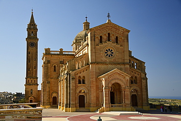 Ta' Pinu church on the island of Gozo, Malta, Mediterranean, Europe