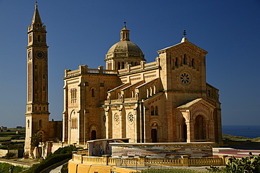 Ta' Pinu church on the island of Gozo, Malta, Mediterranean, Europe