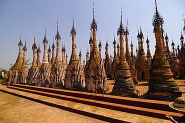 The pagodas of Kakku, Shan State, Myanmar, Asia