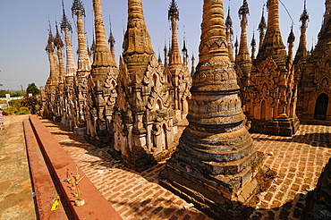 The pagodas of Kakku, Shan State, Myanmar, Asia