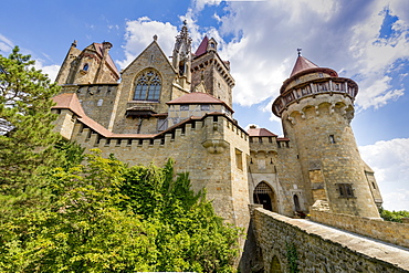 Burg Kreuzenstein castle, Leobendorf, Weinviertel Region, Lower Austria, near Vienna, Austria, Europe