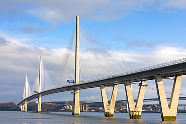 Queensferry crossing, River Forth, Scotland, United Kingdom, Europe