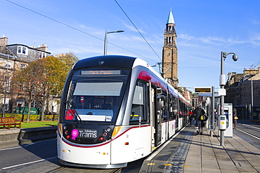 Edinburgh Tram, Edinburgh, Lothian, Scotland, United Kingdom, Europe