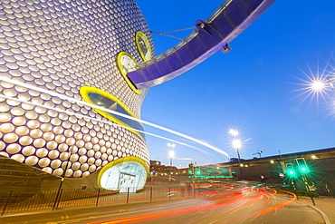 Selfridges Building at dusk, Birmingham, England, United Kingdom, Europe