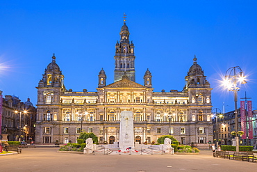 Glasgow City Chambers, George Square, Glasgow, Scotland, United Kingdom, Europe