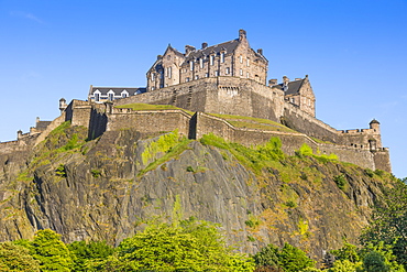 Edinburgh Castle, UNESCO World Heritage Site, Edinburgh, Scotland, United Kingdom, Europe