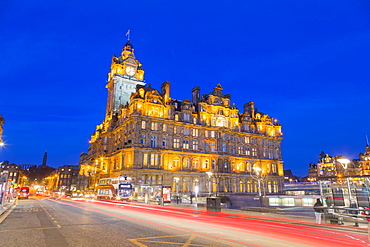 Balmoral Hotel, Princes Street, UNESCO World Heritage Site, Edinburgh, Scotland, United Kingdom, Europe