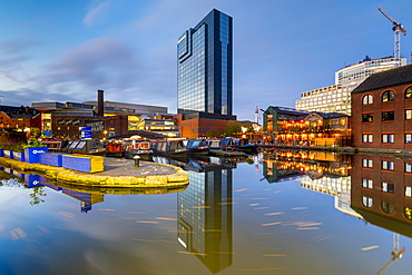 Gas Street Basin, Birmingham, England, United Kingdom, Europe