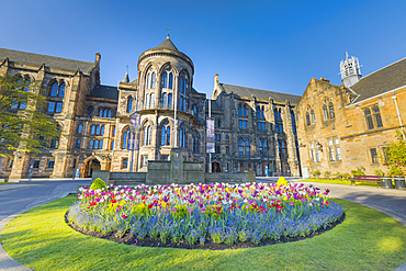 Glasgow University, entrance to visitor centre, Glasgow, Scotland, United Kingdom, Europe