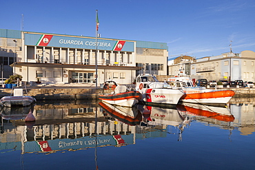 Coast Guard (Guardia Costiera), Viareggio, Tuscany, Italy, Europe