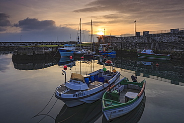 Carnlough Harbour, County Antrim, Ulster, Northern Ireland, United Kingdom, Europe