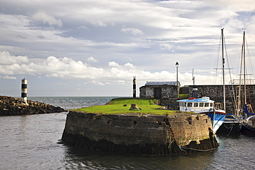 Carnlough Harbour, County Antrim, Ulster, Northern Ireland, United Kingdom, Europe