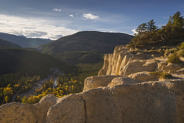 Hoodoo Trail near Fairmont Hotsprings in autumn, British Columbia, Canada, North America