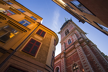 Historic buildings in Gamla Stan, Stockholm, Sweden, Scandinavia, Europe