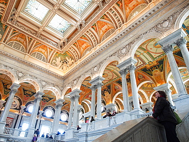 Great Hall of the Library of Congress, Washington, DC, United States of America, North America