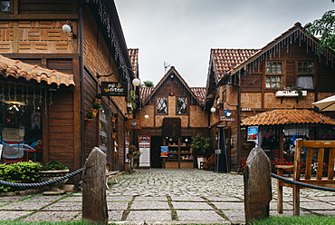 Penedo, settled by Finnish immigrants in 1929, the touristic town maintains its distinctive heritage, Rio de Janeiro State, Brazil, South America