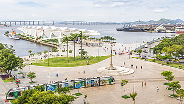 Museu do Amanha (Museum of Tomorrow) inagurated in 2014, located in Maua Square, Rio de Janeiro, Brazil, South America