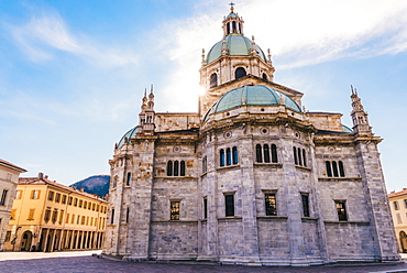 The Cattedrale di Santa Maria Assunta, Duomo di Como, located near Lake Como, Lombardy, Italy, Europe