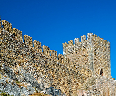 Medieval Castle, Obidos, Oeste, Leiria district, Portugal, Europe