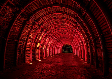 Salt Cathedral, interior, Zipaquira, Cundinamarca Department, Colombia, South America