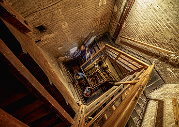 Asinelli Tower, interior, Bologna, Emilia-Romagna, Italy, Europe