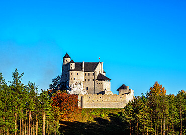 Bobolice Royal Castle, Trail of the Eagles' Nests, Krakow-Czestochowa Upland (Polish Jura), Silesian Voivodeship, Poland, Europe