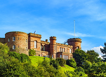 View of Inverness Castle, Inverness, Highlands, Scotland, United Kingdom, Europe