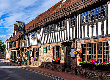 The George Inn, Alfriston, Wealden District, East Sussex, England, United Kingdom