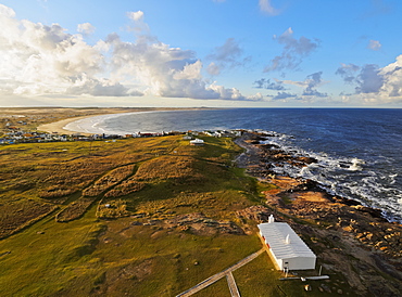 Elevated view of the Cabo Polonio, Rocha Department, Uruguay, South America