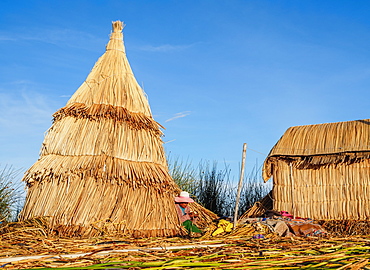 Uros Floating Island, Lake Titicaca, Puno Region, Peru, South America